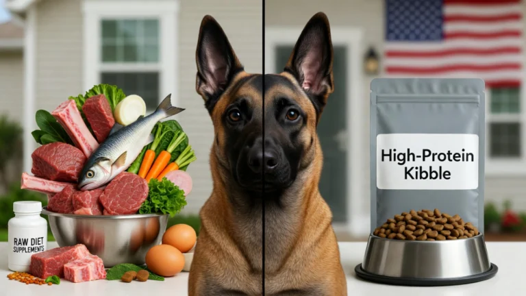 Raw Diet vs Kibble- What’s Best For Belgian Malinois In America?