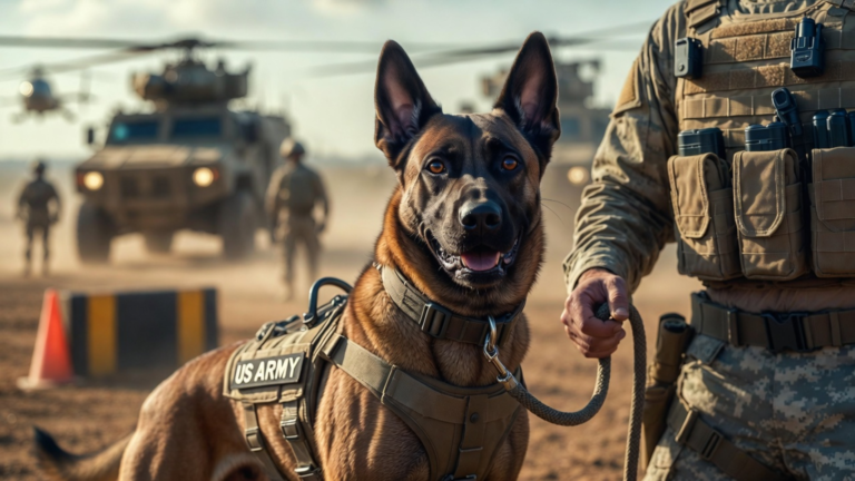 Inside the Life of a US Army Belgian Malinois