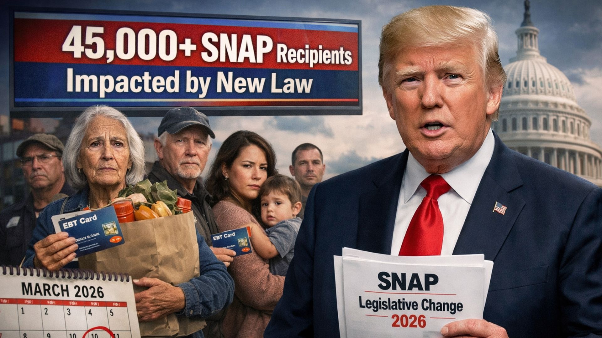 More Than 45,000 SNAP Recipients May Be Impacted Beginning In March Due To A New Legislative Change