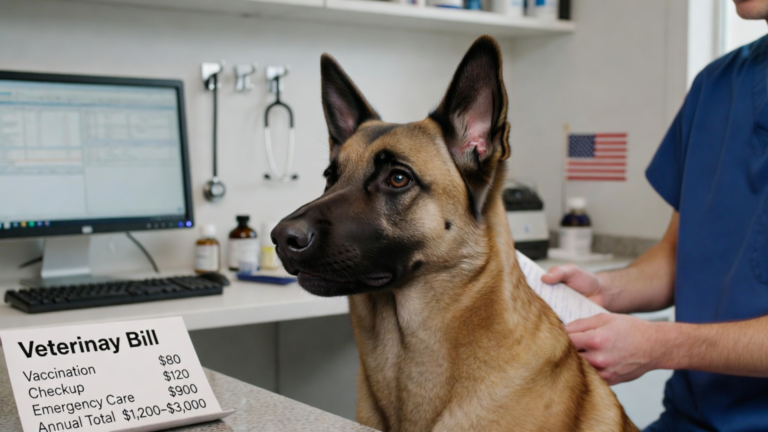 Vet Bills for Belgian Malinois in the USA (Real Cost)