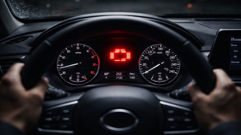 Esta luz de advertencia en el tablero podría indicar un gran problema.