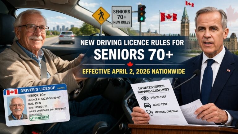 New Nationwide Driving Licence Rules for Seniors Aged 70+ Take Effect from April 2, 2026