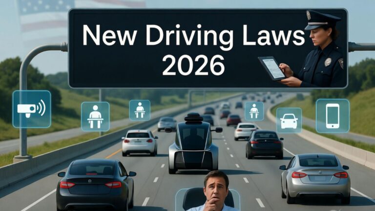 Nuevas leyes de conducción en EE. UU. en 2026 que podrían sorprender a los conductores