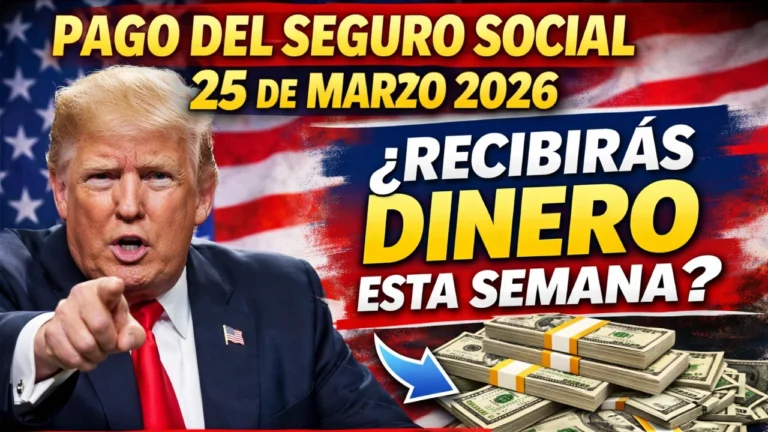 Pago del Seguro Social 25 de Marzo 2026 - Descubre si recibirás Dinero Esta Semana