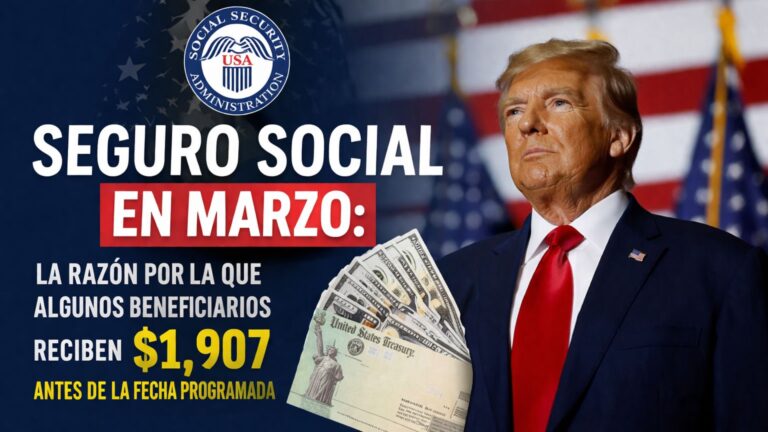 Seguro Social en marzo: la razón por la que algunos beneficiarios reciben $1,907 antes de la fecha programada