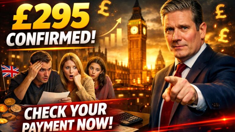 £295 DWP Payment Confirmed for 2026 – Check If Your Household Gets It Now