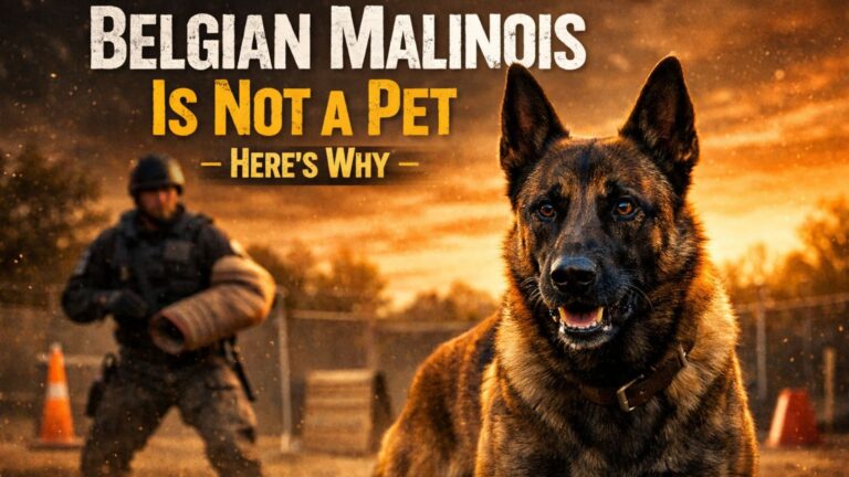 Belgian Malinois Is Not a Pet – Here’s Why