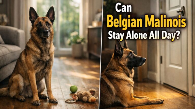 Can Belgian Malinois Stay Alone All Day?