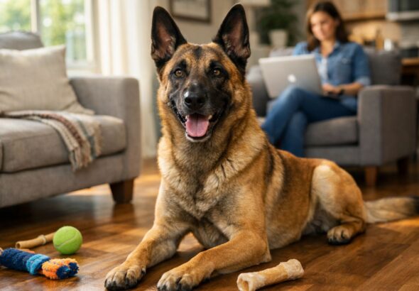 Daily Life of a Belgian Malinois in an American Home