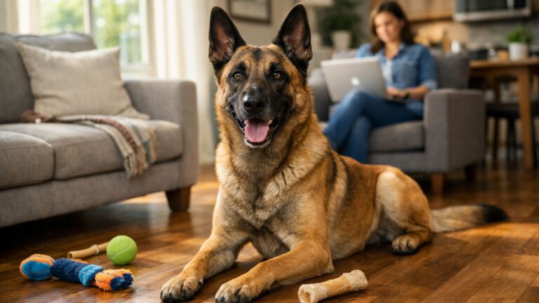 Daily Life of a Belgian Malinois in an American Home