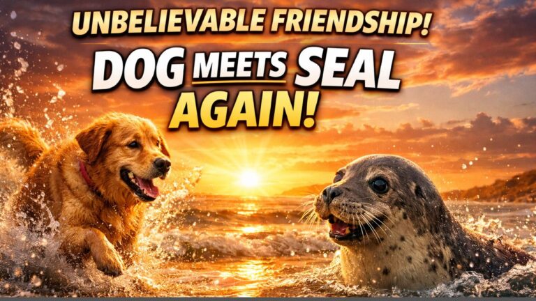Dog Rushes Into Ocean to Meet His Seal Best Friend – What Happens Next Will Melt Your Heart!