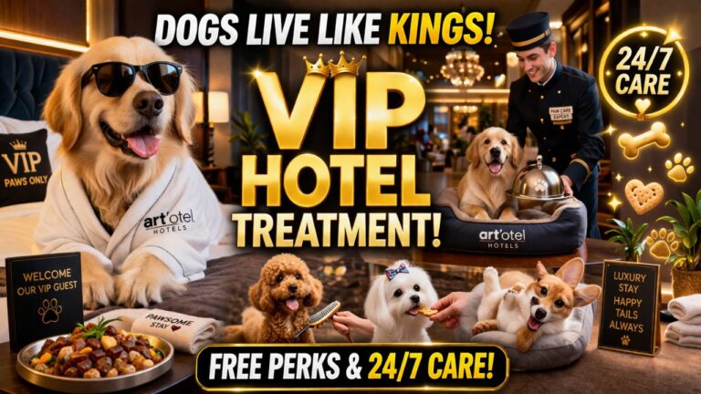 Dogs Get VIP Treatment at art’otel – Free Perks & 24/7 Care Revealed!