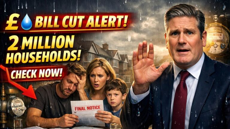 2 Million UK Households to Get Water Bill Discounts – Check If You’re Eligible Now Before It’s Too Late