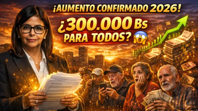 Nuevo Aumento Sorpresa IVSS 2026 - ¿Sube a 300.000 Bs Lo que Realmente está Pasando Ahora