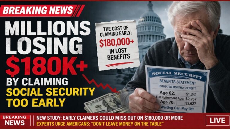 Urgent: Millions Losing $180K+ by Claiming Social Security Too Early