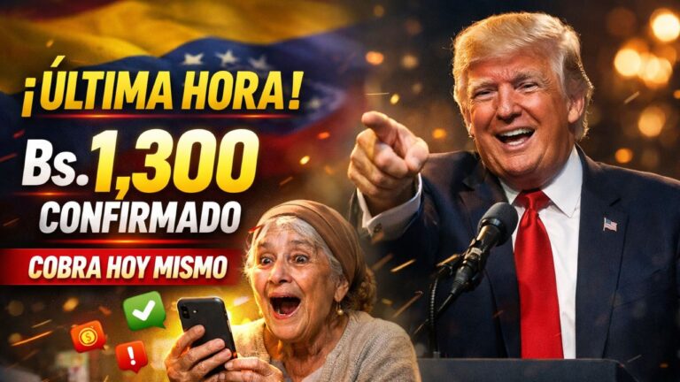 ¡Última hora! Pensión Amor Mayor abril 2026 sube a Bs. 1,300: revisa si estás en la lista y cobra hoy mismo